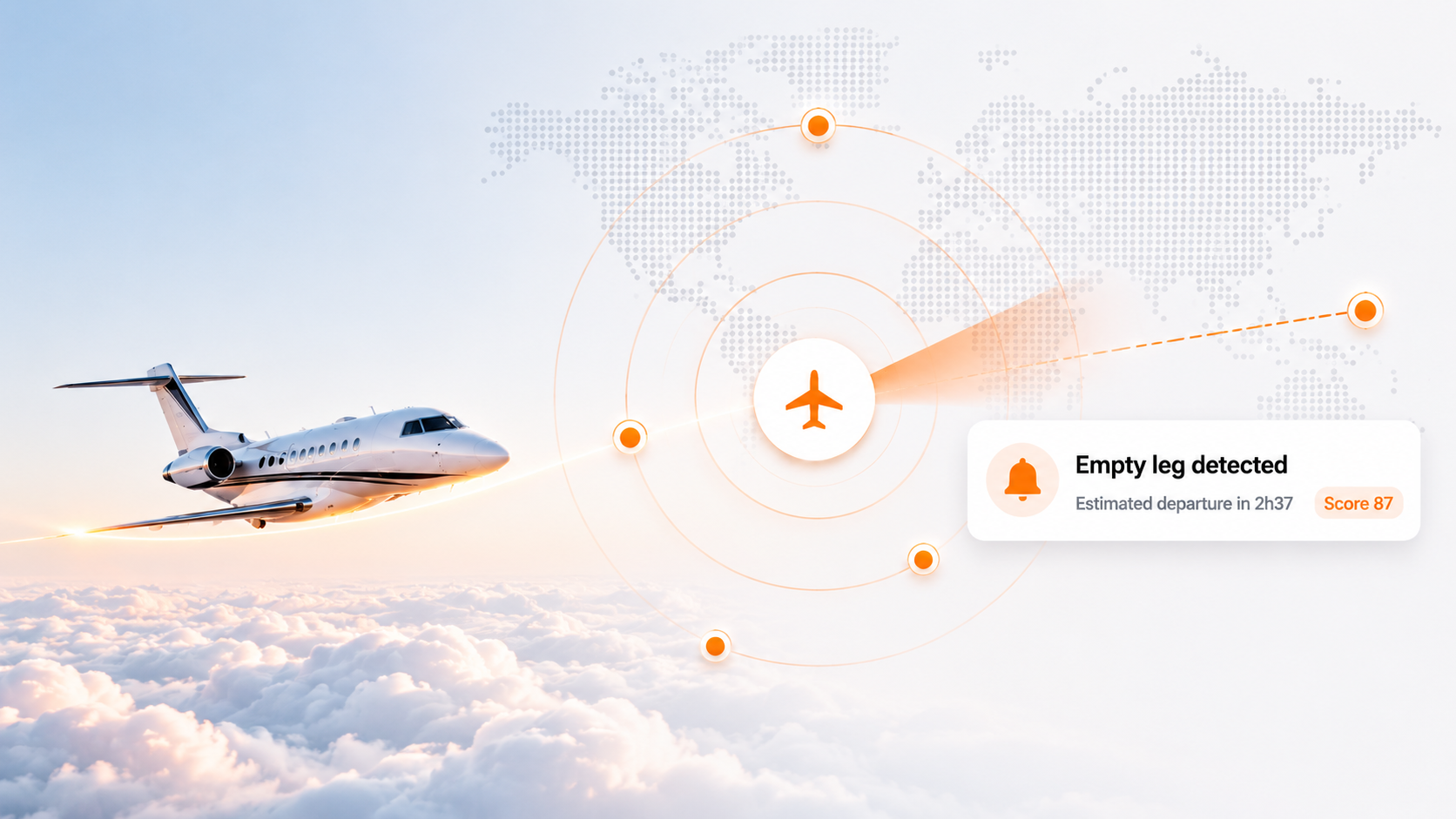 Empty Leg Radar: spotting the empty return flight before the market